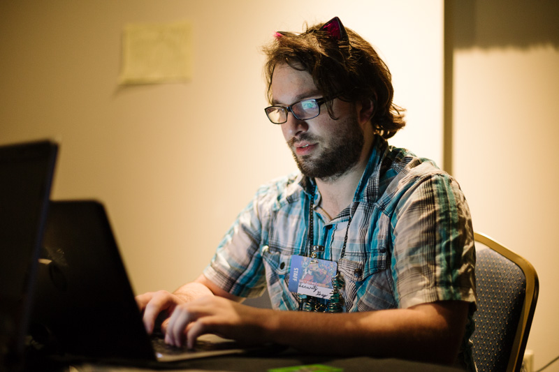 Greg, a member of Youmacon's security team.