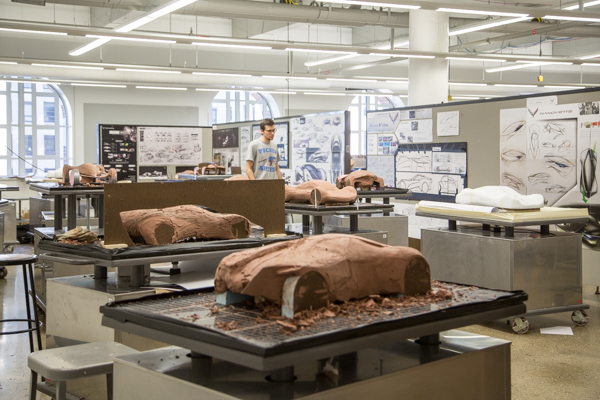 A CCS studio in the Taubman Center for Design Education