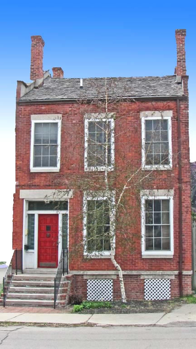 John Mason House, one of Detroit’s oldest remaining brick homes, ca. 1850, Corktown.