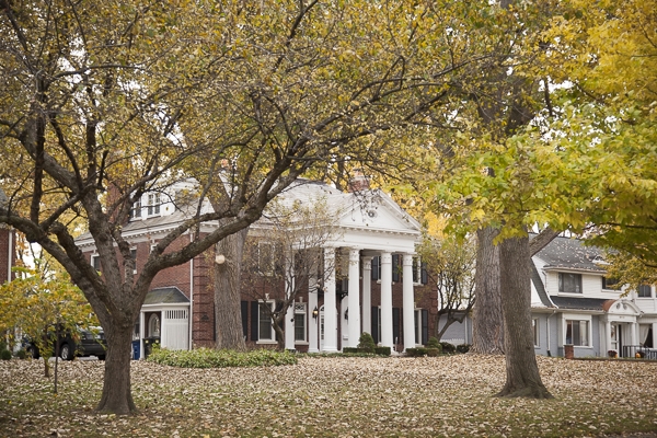 Dwight Street in the Joseph Barry Subdivision