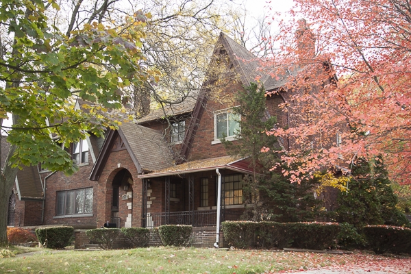 A tudor just off of E. Outer Drive
