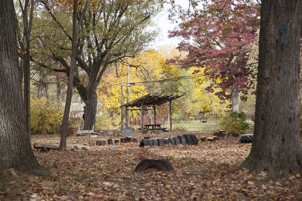 A pocket park along the Brightmoor Farmway