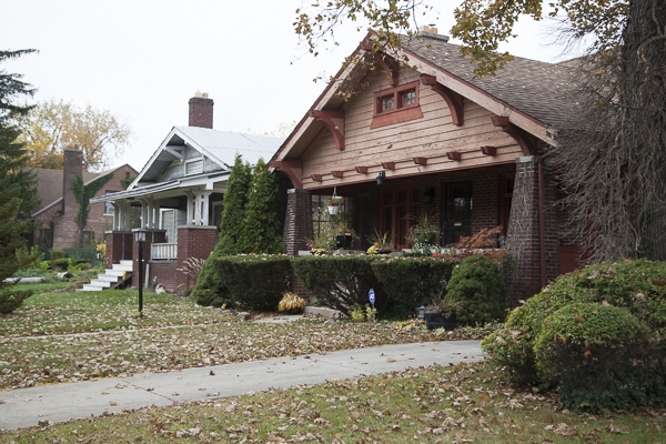 A bungalow in the Eason Avenue Historic District in Highland Park