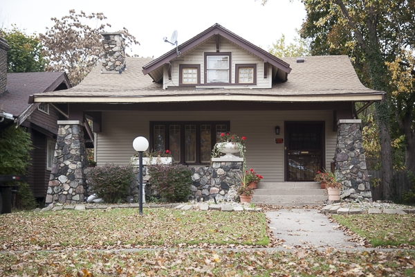 A bungalow in the Eason Avenue Historic District in Highland Park