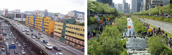 Seoul's Cheonggye Freeway reimagined