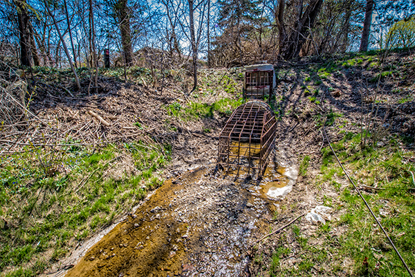 Mallett's Creek in downtown Ann Arbor is partially buried within the city and suffers from stormwater overload and a lack of connection to the natural water cycle.