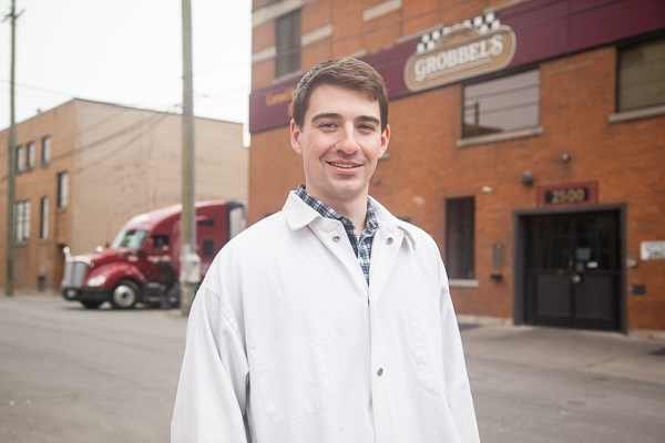 Justin Grobbel, head of product development at Grobbel's in Eastern Market