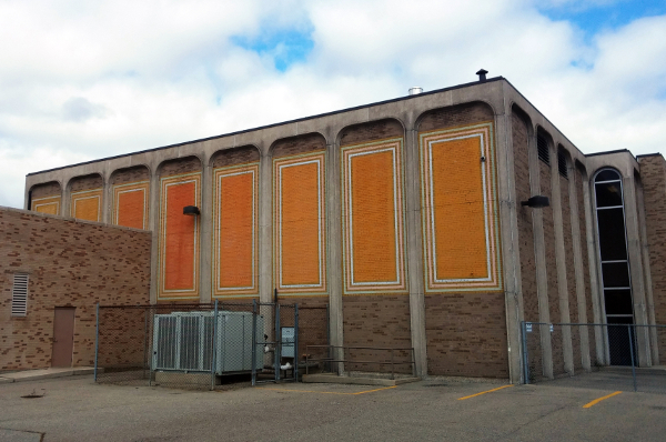 David Tammany mural on the Skillman Building