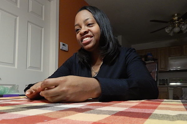 Allandra Bulger at home in New Center