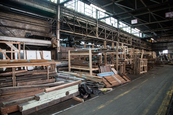 Inside the Reclaim Detroit warehouse