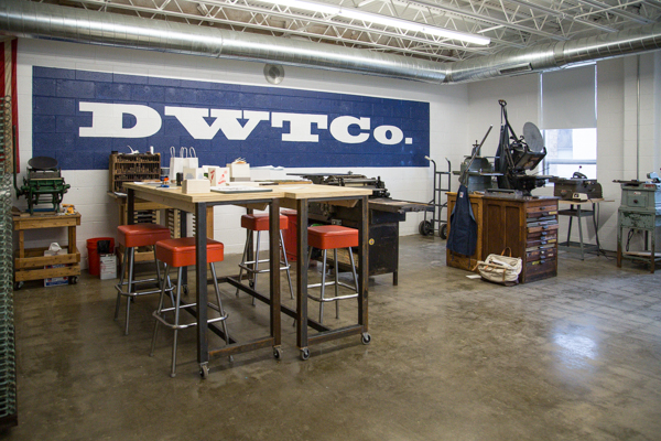 Detroit Wood Type Co. in St. Vincent