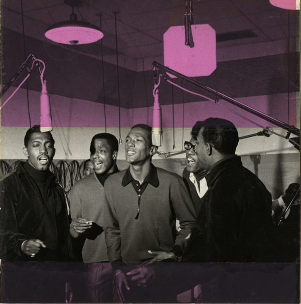 The Temptations in studio