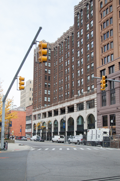 The Albert under construction
