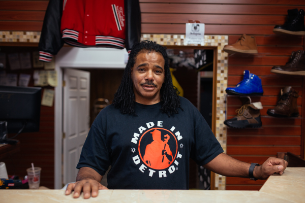 Andre Walker, owner of The Source boutique on Woodward