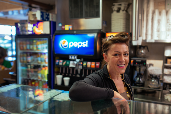 Mirela Deda, manager of Detroit One Coney Island