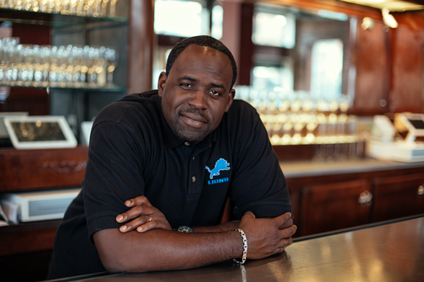 Maurice Wiggins, owner of the soon-to-open Addison Eatery on Woodward at Charlotte