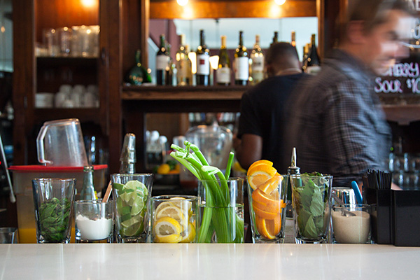 Cocktail fixings at Craftwork