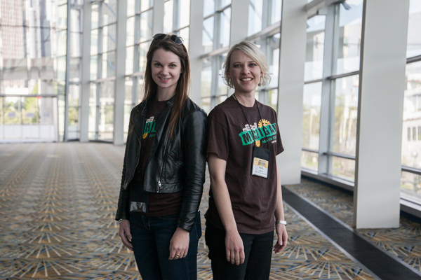 Louise Gradwohl and Kelly Larson attending the National Main Streets Conference