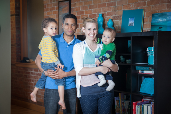 Randal and Heather Brown and sons