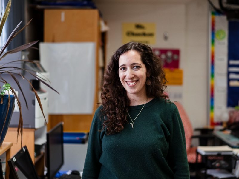 DPSCD deaf and hard of hearing special education teacher Nina Chacker