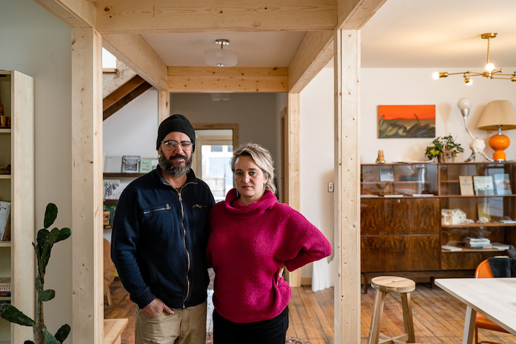 Graem Whyte and Faina Lerman, co-founders of Popp's Packing