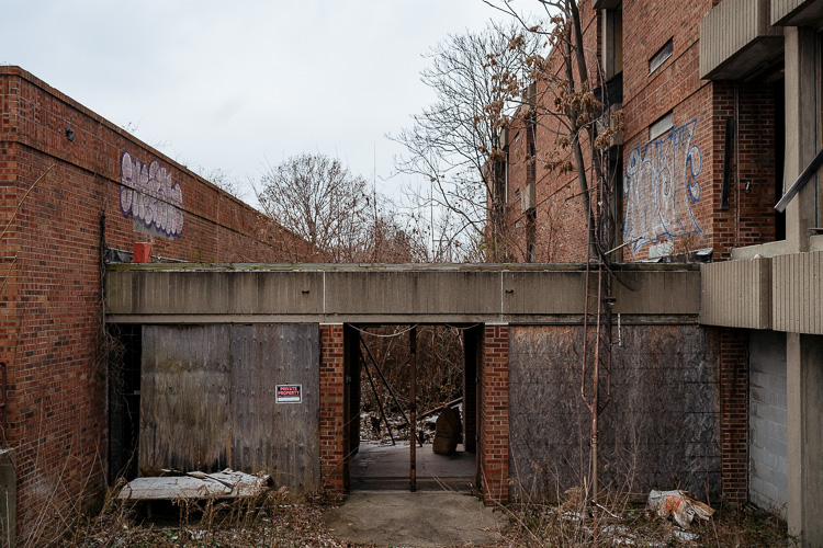 Thompson Elementary School, eventual site of Parker Village, which will require extensive renovations