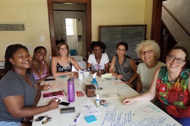 Members of DRCC (left to right): Helen Foster, Rebecca Anuru, Claire Mahoney, Didi Adi, Kit Parks, Linda Girard, Marie Reimers