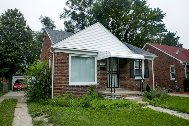 House on Stahelin Street renovated Cody Rouge housing stability program