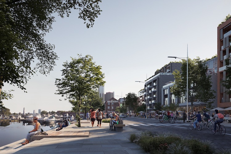 Rendering of Atwater Street developments