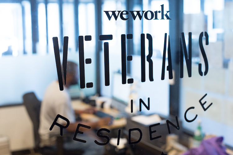 Veterans in Residence, a WeWork business incubator that supports veteran-led initiatives