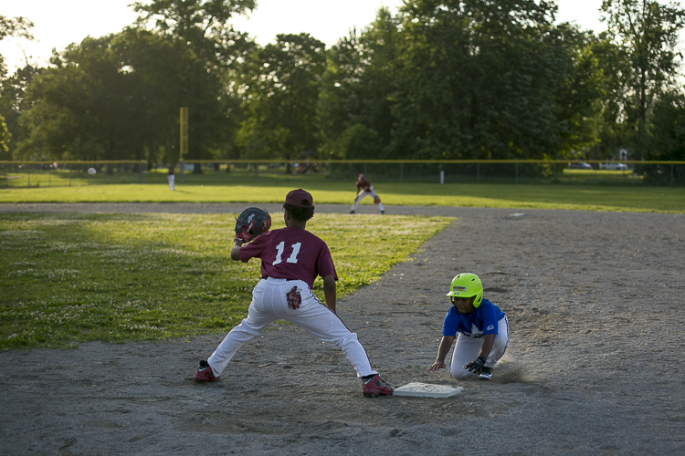 The Monarchs play the Star in the Grandmont Rosedale Little League's senior division