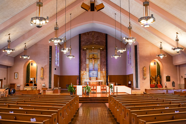 Interior of St. Suzanne
