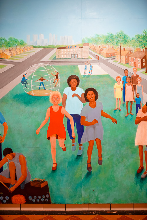 Mural at St. Suzanne Community Resource Center