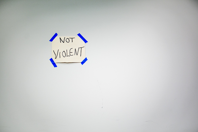 A sign on the wall at the at the Michigan Youth Summit