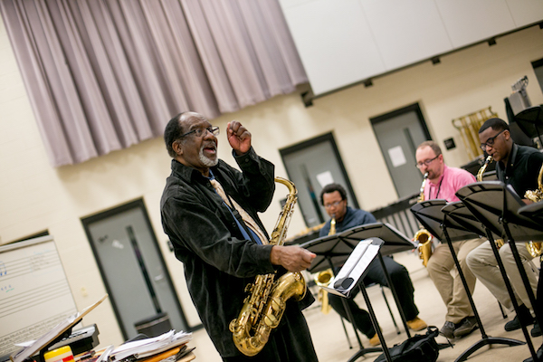 Detroit jazz legend Wendell Harrison teaching at DSA