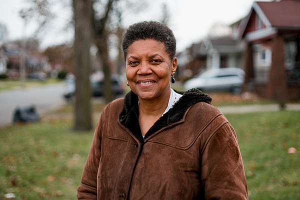 Kim Sherobbi. Her family has been on Birwood Street for three generations. 