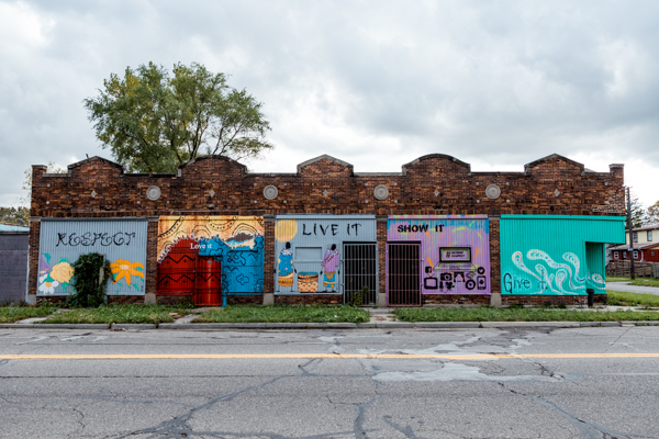 Murals created by Bleeding Heart Design