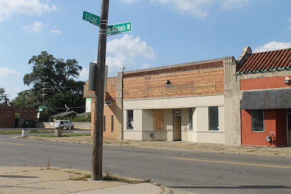 The vacant storefront on McNichols that will become Treehouse - courtesy Live6 Alliance