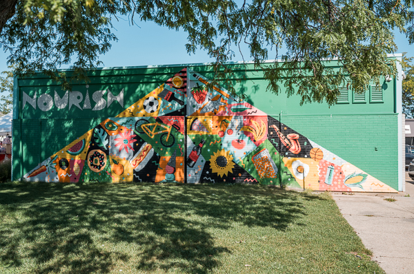 Nourish pyramid mural