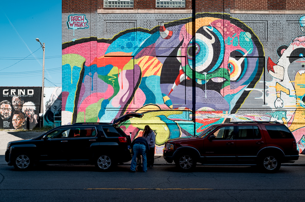 A mural in Eastern Market