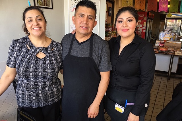 The friendly staff of Taqueria Alameda