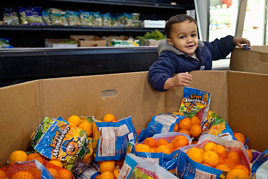 A child at the Hope Center