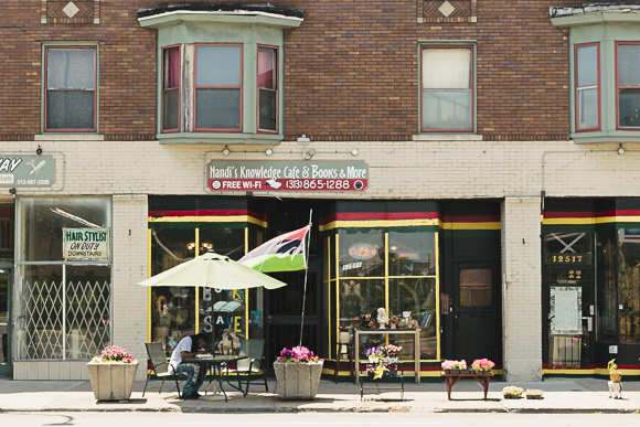 Exterior of Nandi's Knowledge CafÃ©