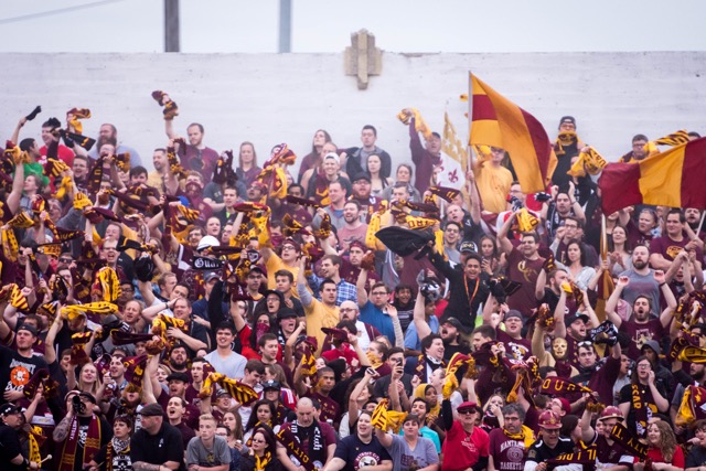 Fans of Detroit City FC