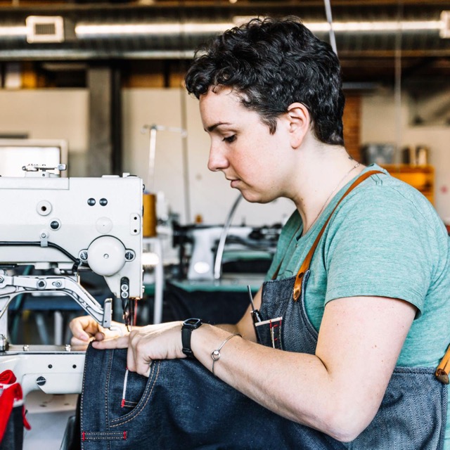 Brenna Lane, partner and director of production and operations at Detroit Denim