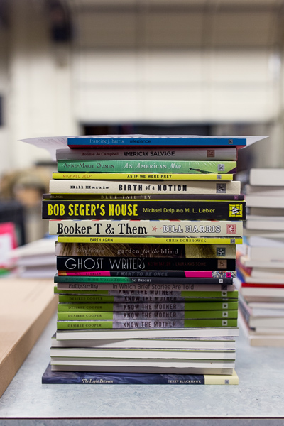 Books from WSU Press' warehouse