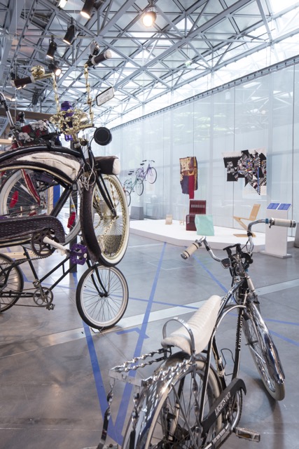 Bike display from East Side Riders