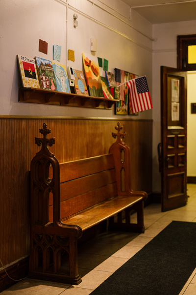 Interior hallway of Freedom House