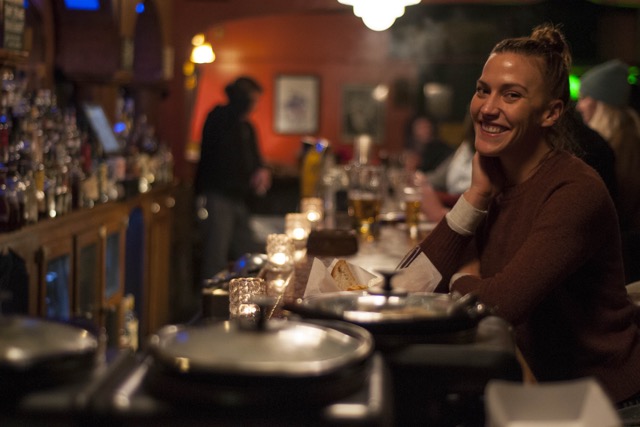 Erica Pietrzyk of Pietrzyk Pierogi at the Painted Lady