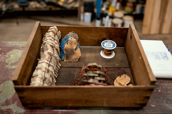 Some items made from reused wood